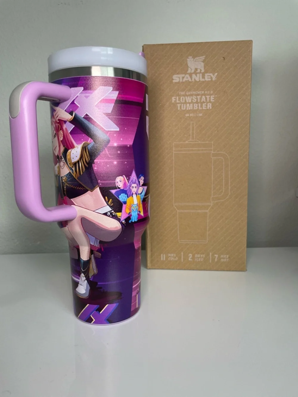 Stanley FlowState Tumbler 40 oz. Rare Custom Kpop Huntrix - Picture 4 of 6